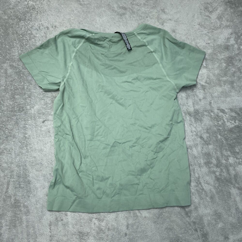 Mondetta Women's M Fitted Active Seamless T-Shirt Green a2242 - Picture 8 of 8